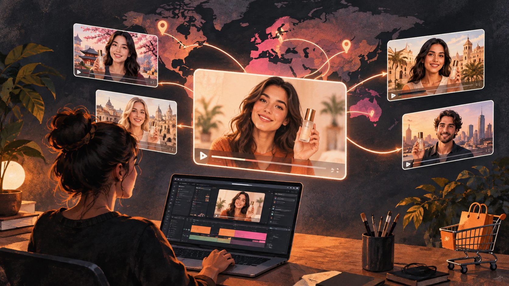 KI Gesichtstausch Werbevideo: So lokalisieren E-Commerce-Marken Videoanzeigen