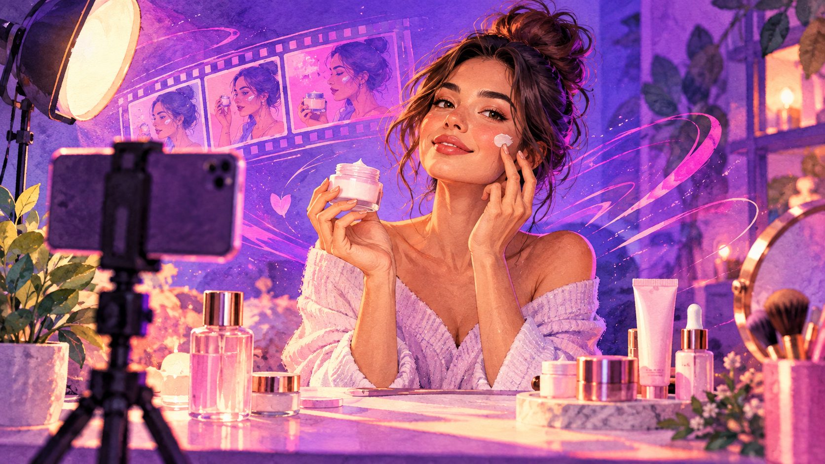Video Ad Skript Produktproben Kosmetik E-Commerce: 15-Sekunden-Vorlage