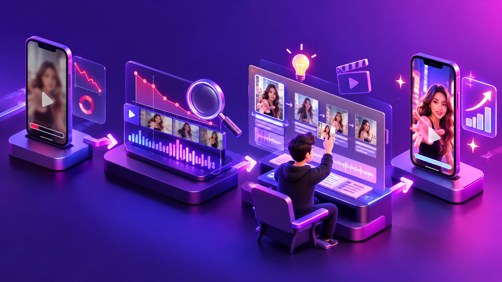 TikTok投流素材完播率低怎么改脚本：前3秒Hook与节奏诊断