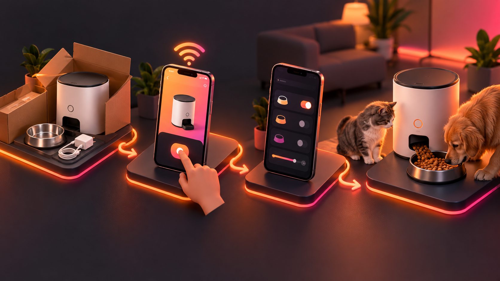Video tutorial configuración app comedero inteligente mascotas: guía práctica