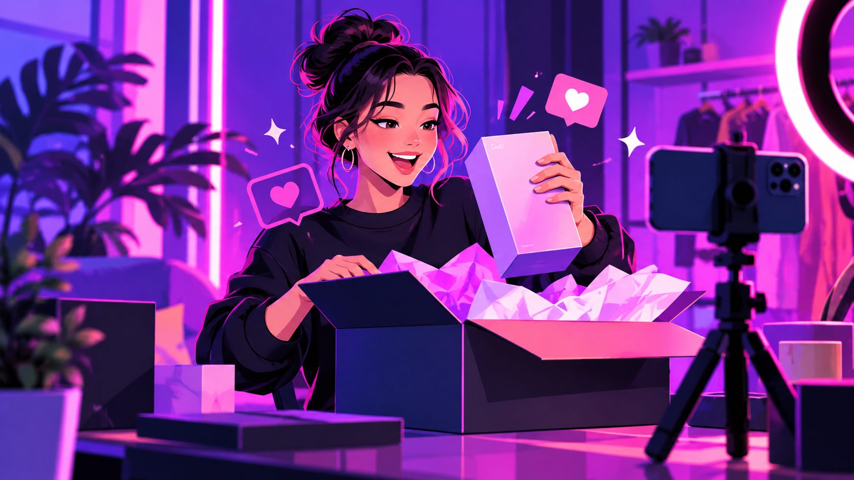 TikTok Creator Outreach Unboxing Muster Video: So überzeugst du Creator vor dem Versand