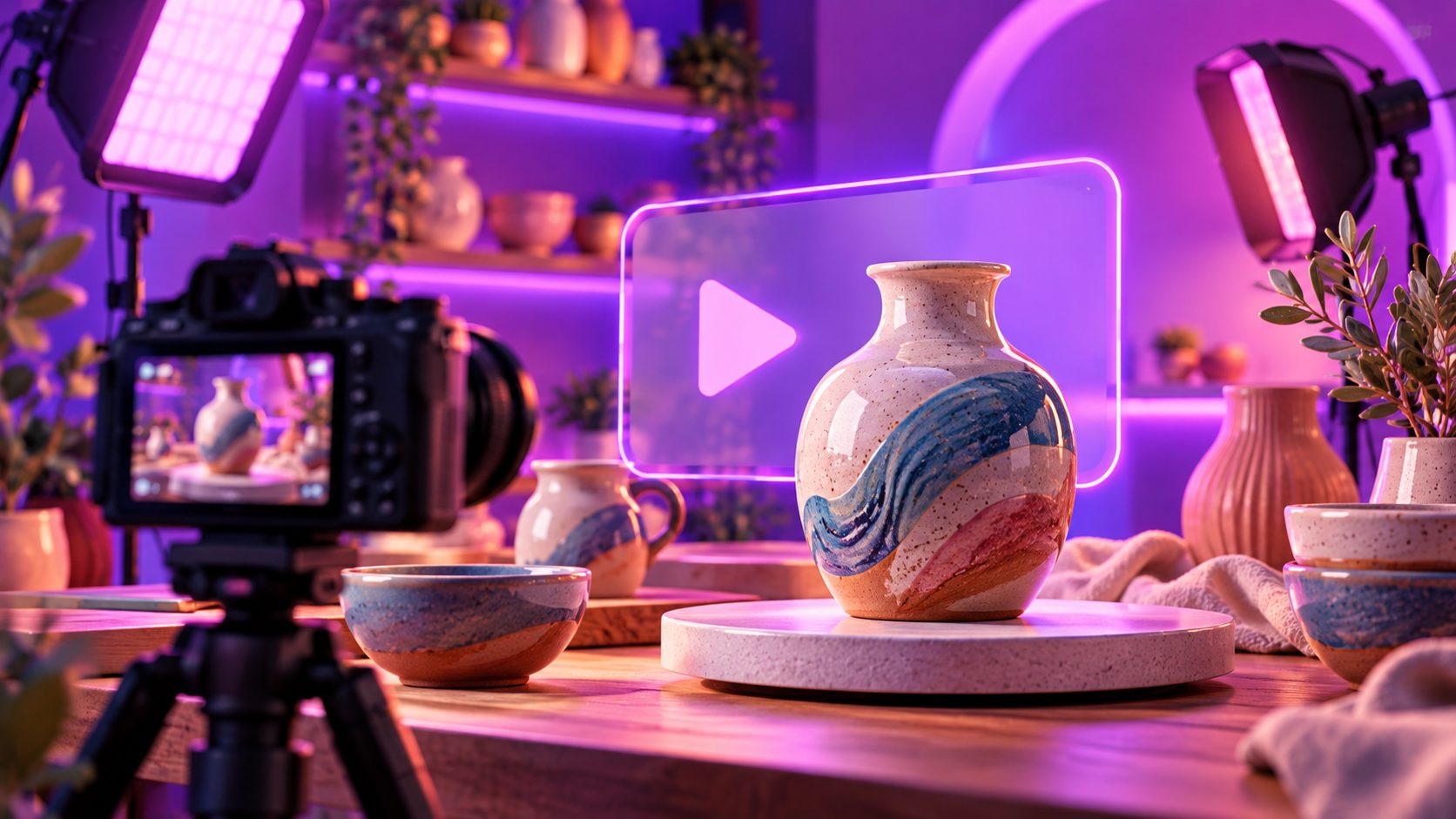Cómo hacer videos publicitarios para tiendas de cerámica