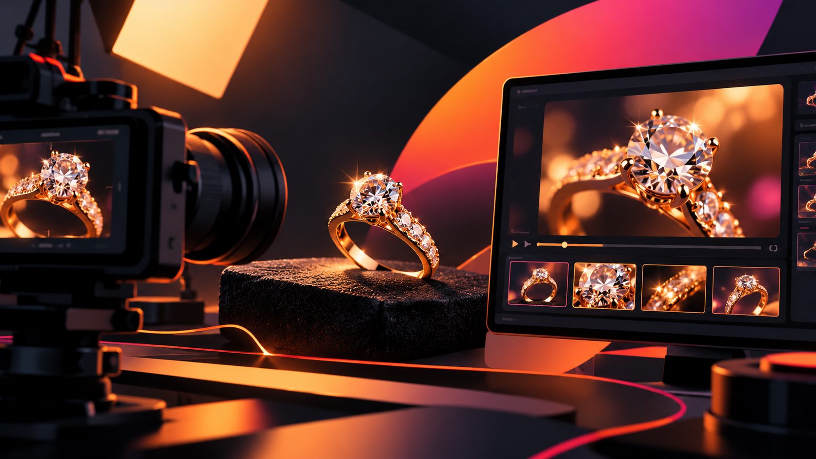 Generar video macro para joyería con IA: guía para mostrar brillo y detalle