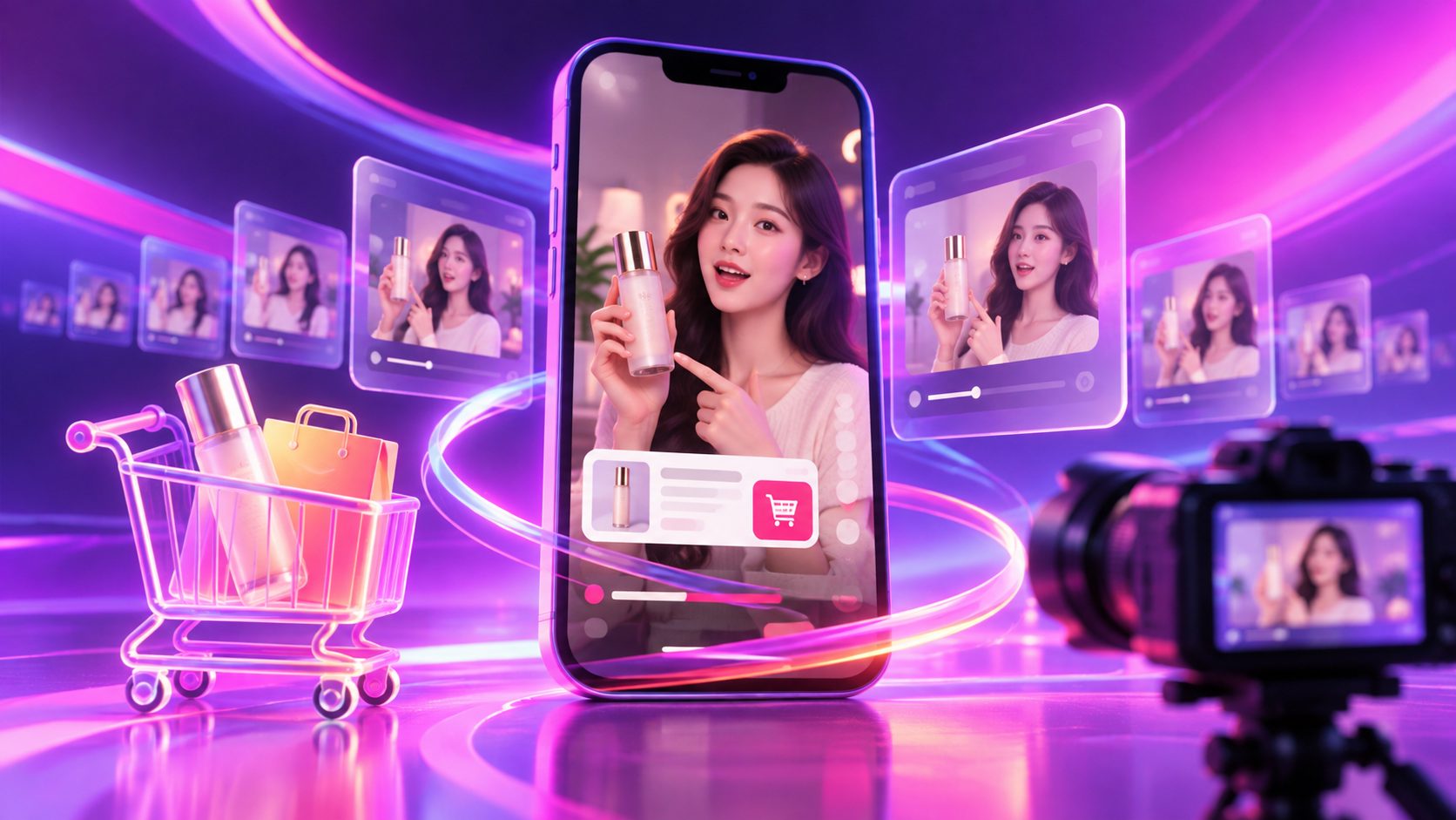 TikTok小黄车商品讲解画中画生成：低成本批量制作带货视频