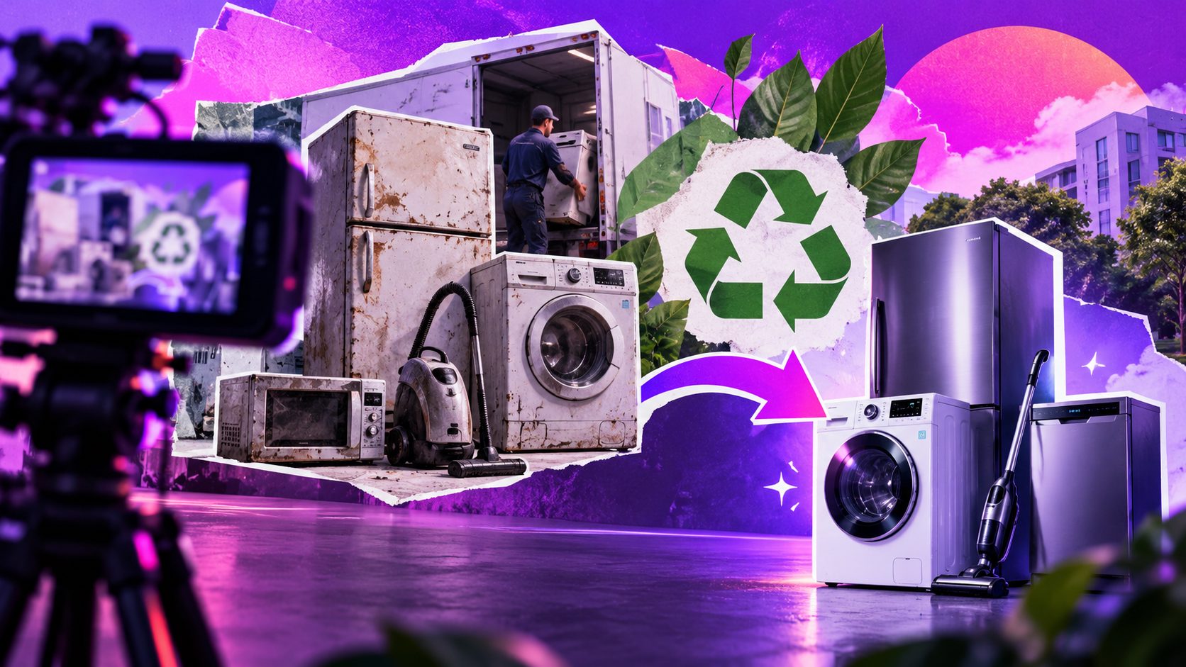 créer vidéo publicitaire pour reprise ancien électroménager eco-participation