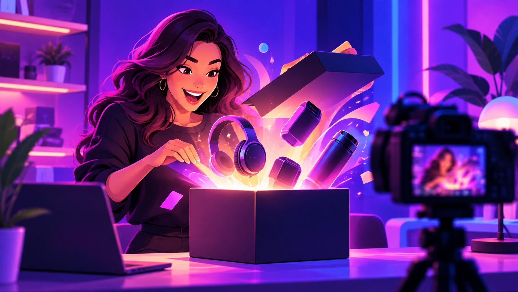 Mystery Box Unboxing Video Ad for Ecommerce