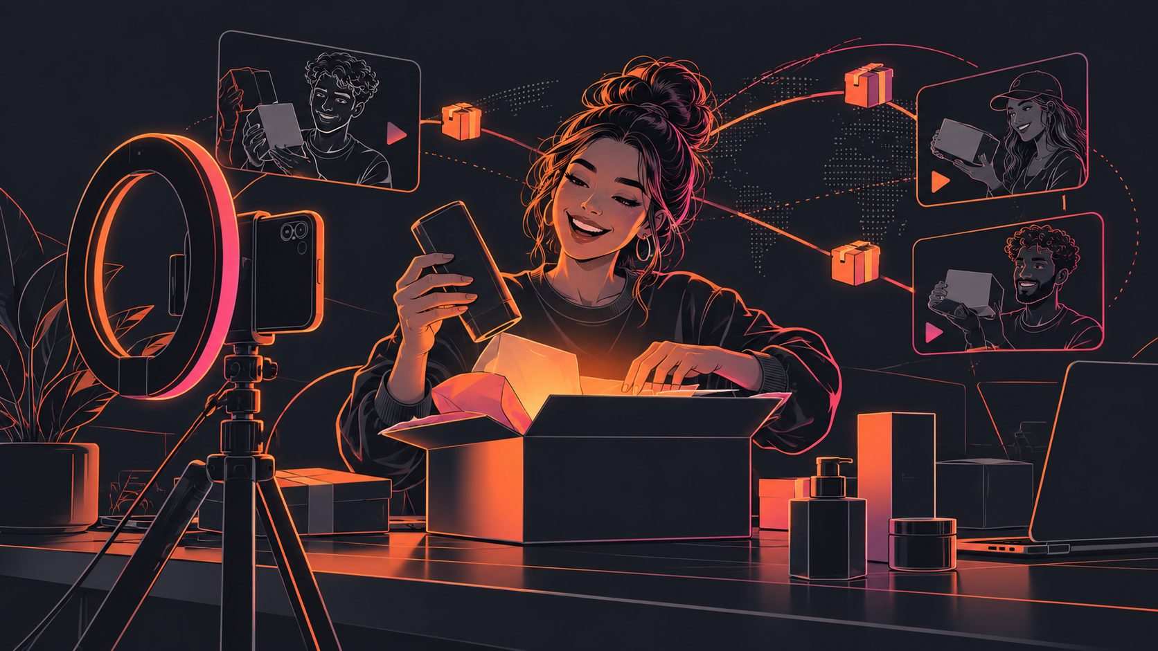 parceria tiktok afiliados video unboxing amostra gratis: como atrair criadores