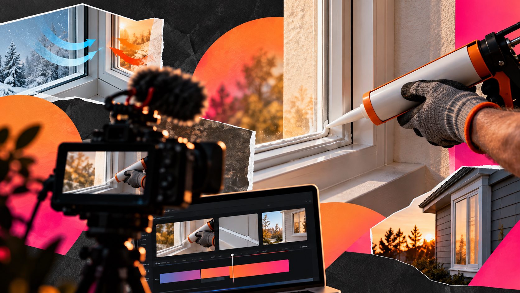 Créer vidéo publicitaire pour kit de calfeutrage fenêtre : méthode pratique