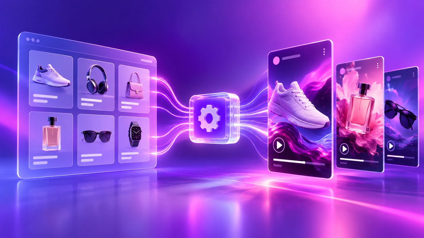 Automatiser vidéo publicitaire depuis catalogue Lengow Google Shopping