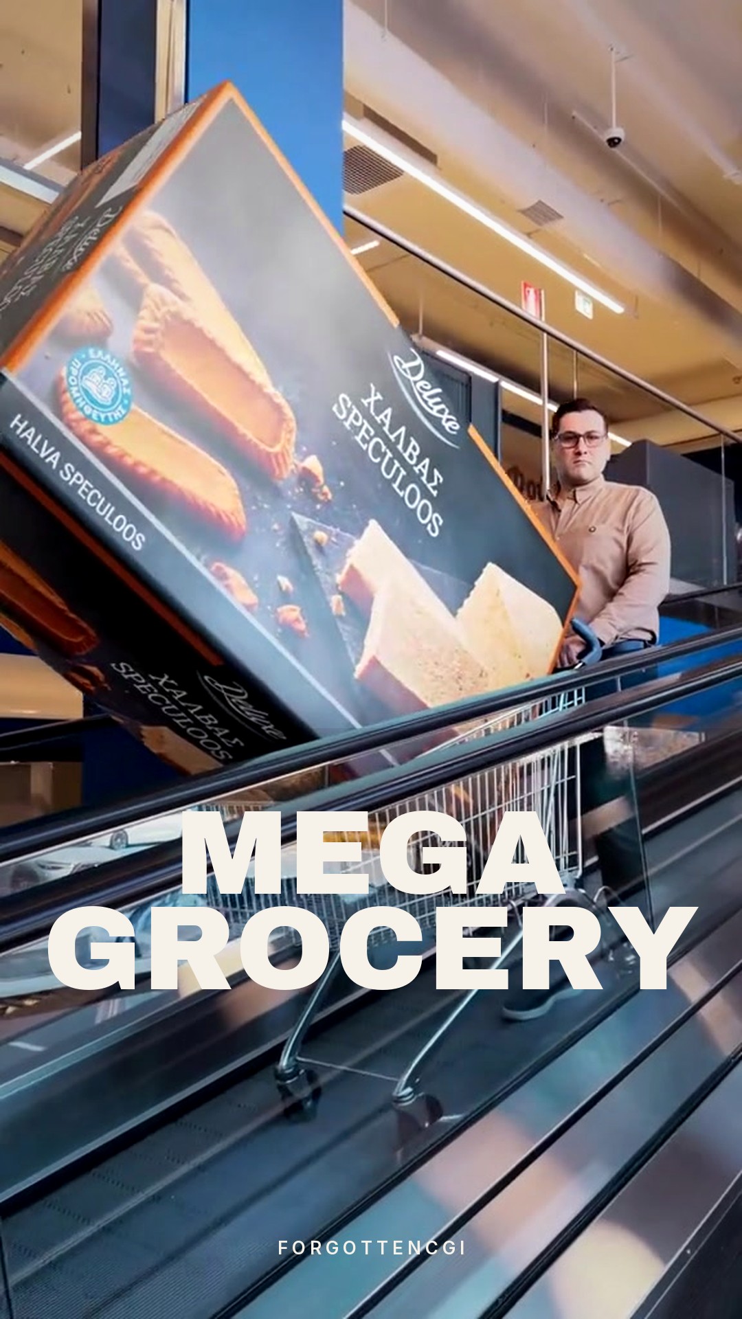 Análisis de anuncio con atrezo gigante para alimentación