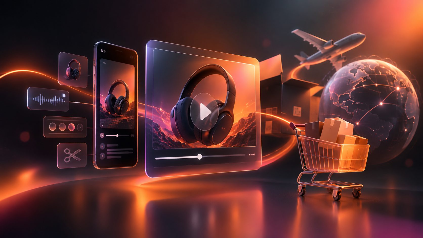 crear creatividades en video para dropshipping cj dropshipping
