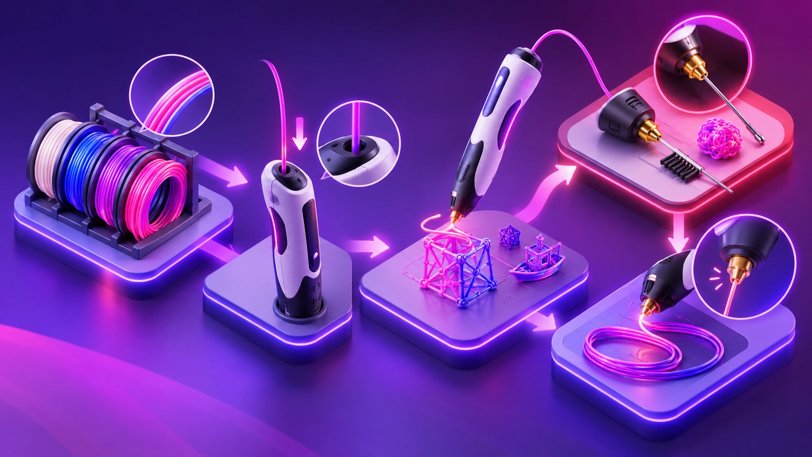3D列印筆 教學 影片 廣告 製作：防堵塞與耗材裝填分鏡指南