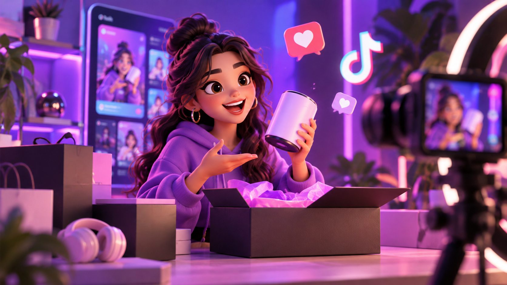 Collaboration TikTok influenceur vidéo unboxing produit : convaincre les créateurs