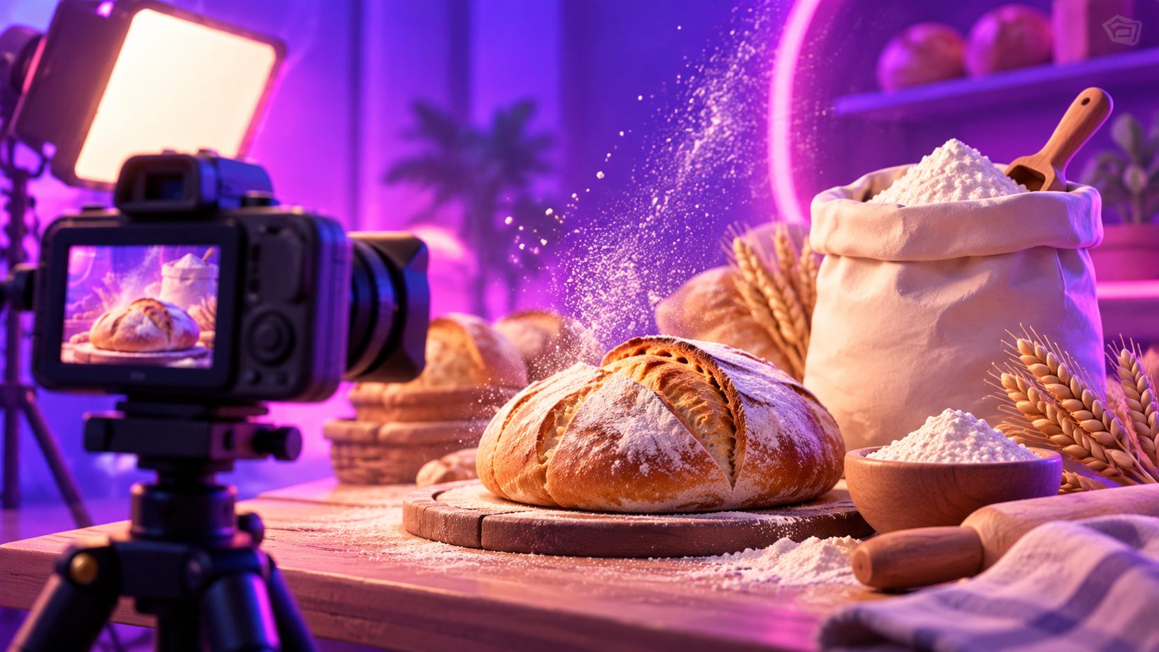 Crear video publicitario para marcas de harina de fuerza artesanal