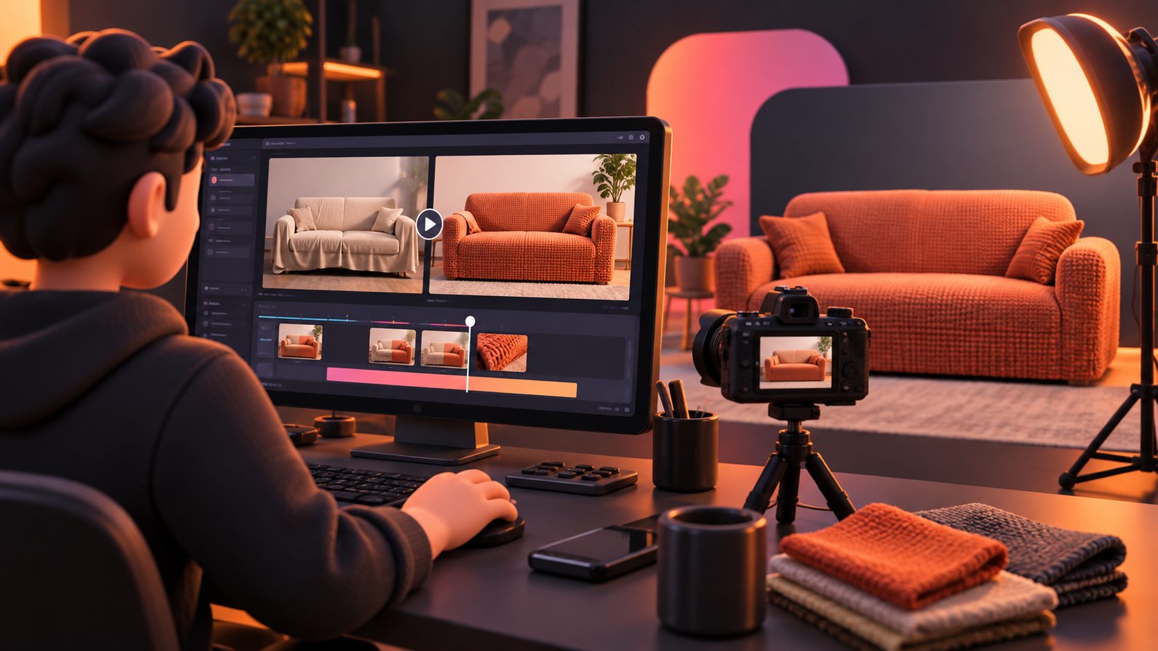 Generador de videos publicitarios para fundas de sofa: guía práctica