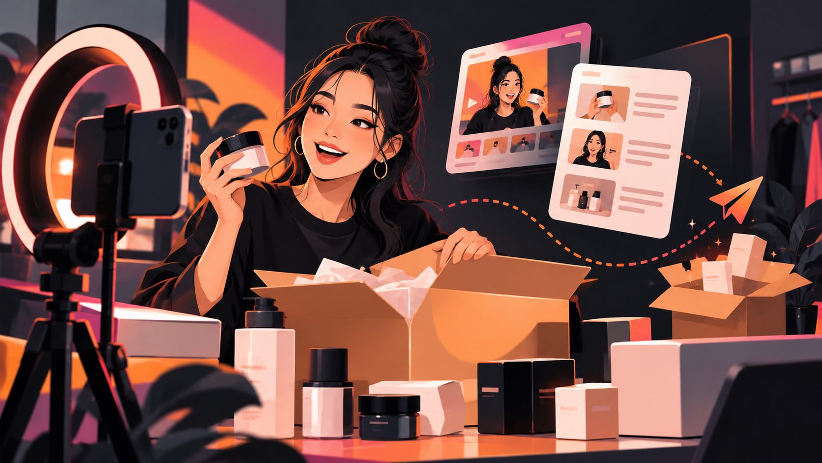 TikTok 網紅邀約 開箱影片 樣品合作：用虛擬腳本提高寄樣率