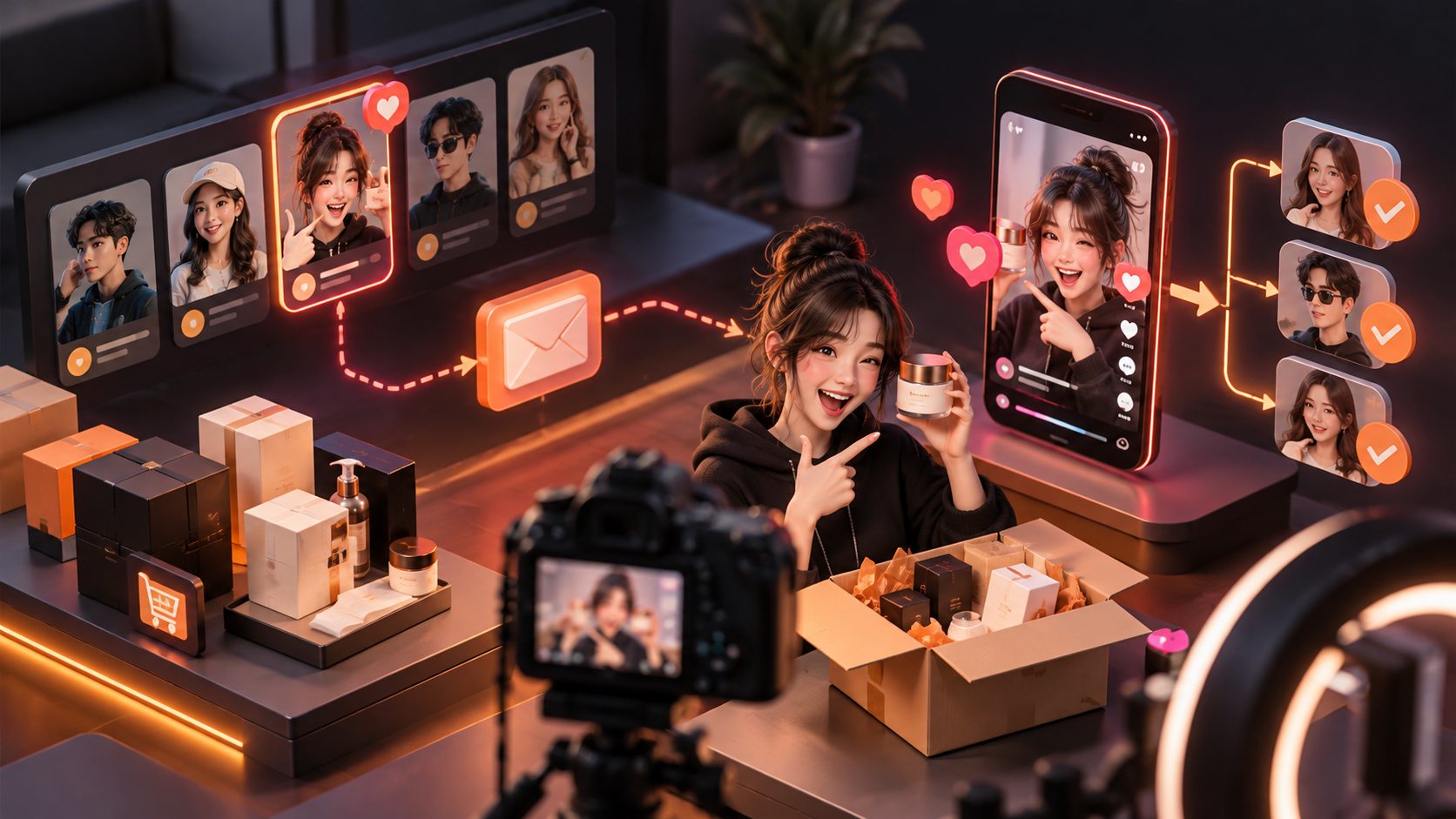 TikTok 網紅寄樣 邀約 開箱影片：寄樣前提高回覆率的實作流程