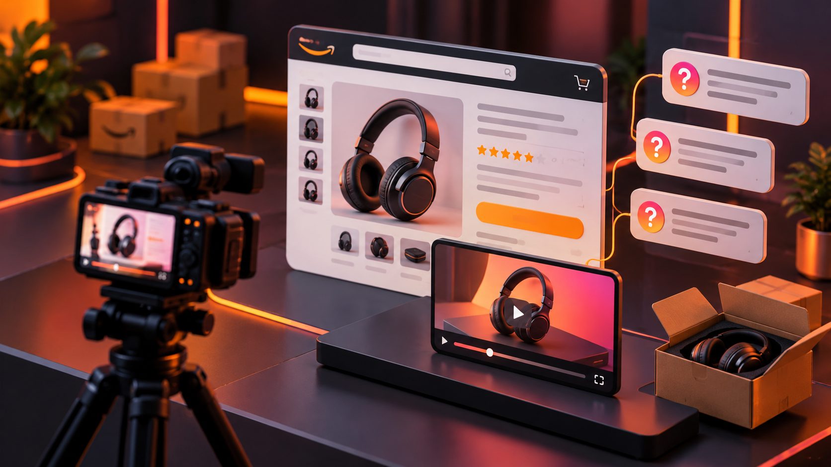 Créer vidéo FAQ fiche produit Amazon : méthode pratique