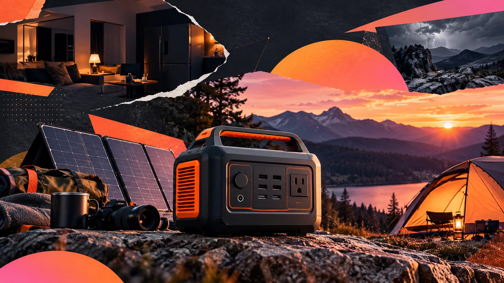 anuncio en video estacion de energia portatil ia: guía para camping y emergencias