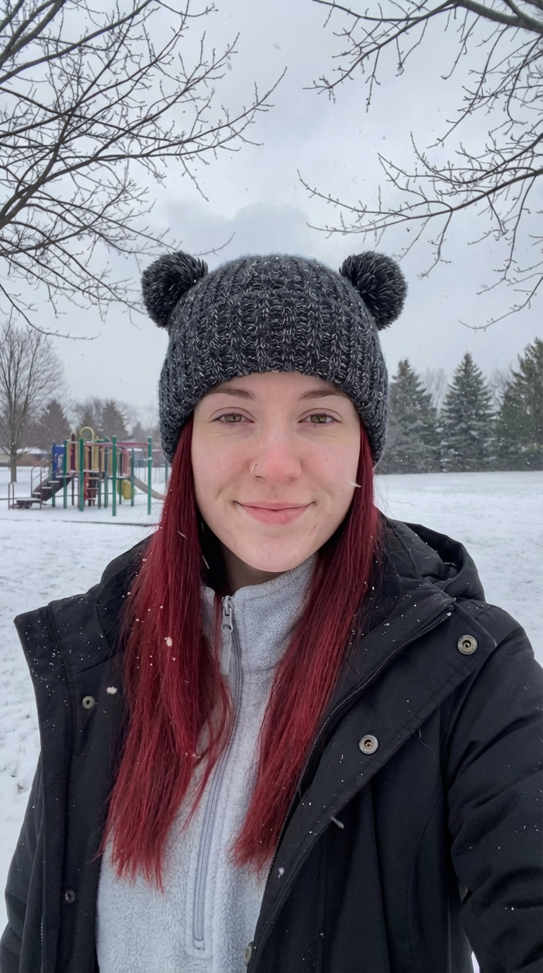 Winter apparel styling UGC demo