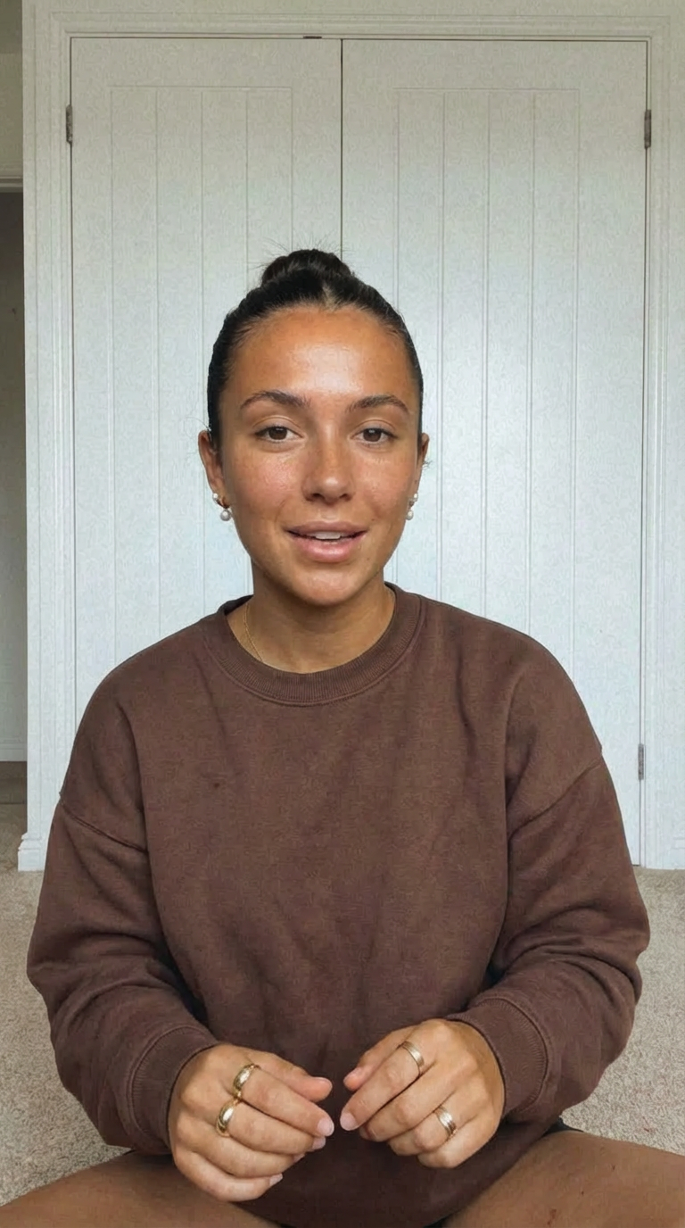Skincare routine UGC demo