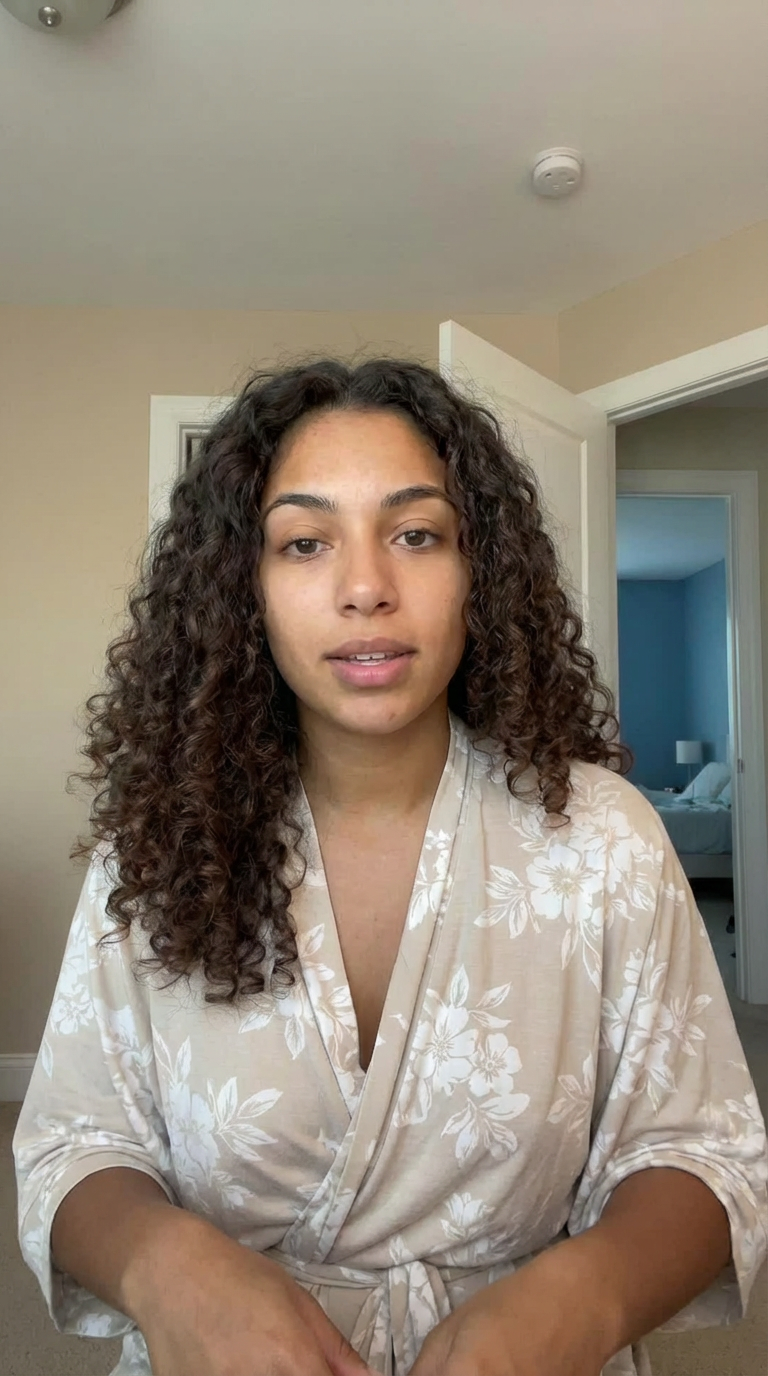 Skincare routine UGC demo