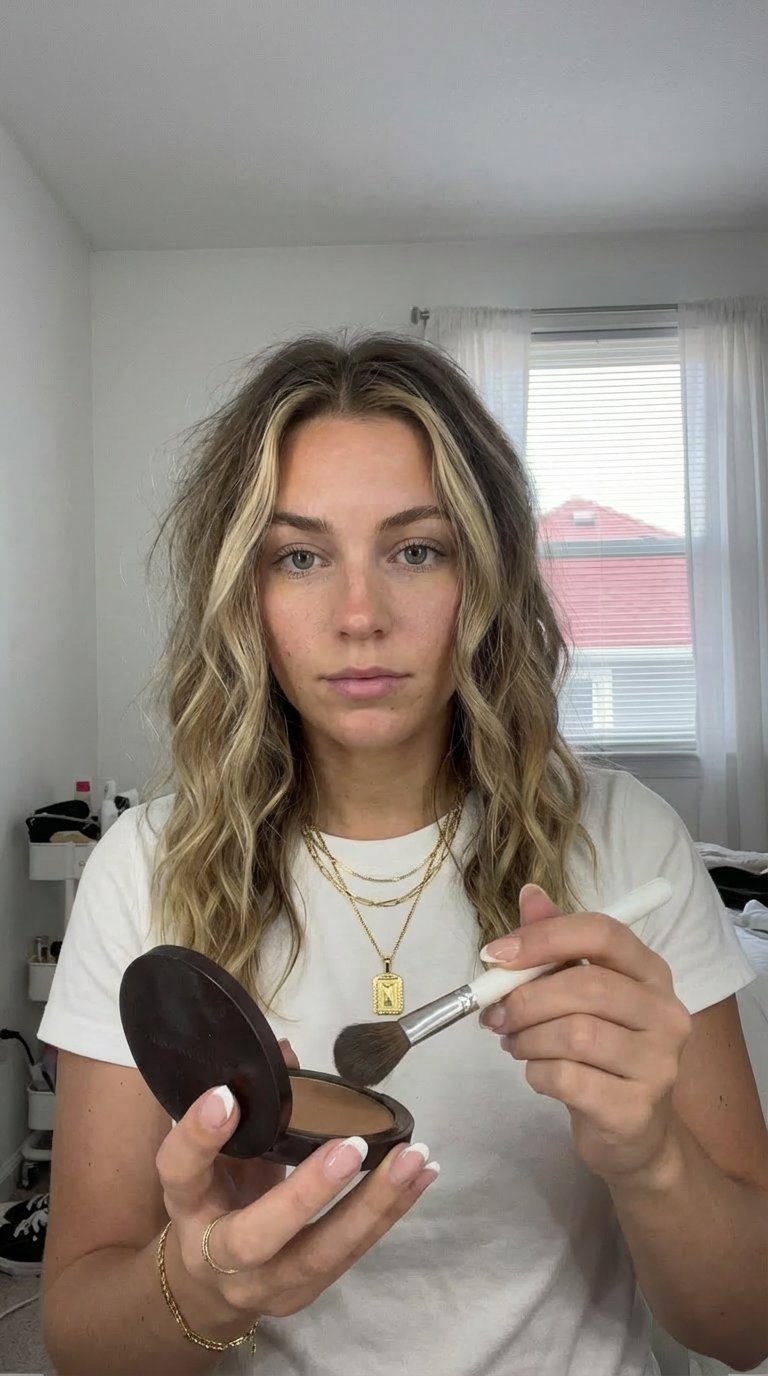 Skincare routine UGC demo