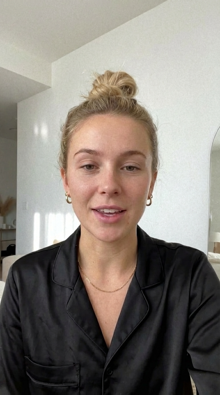 Skincare routine UGC demo