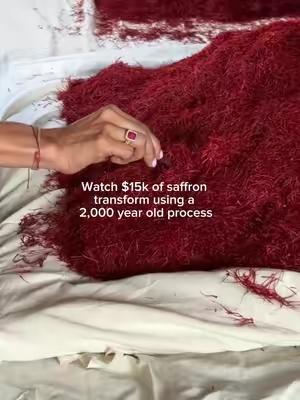 18 days in 15 seconds: our saffron serum takes 18 days to cr