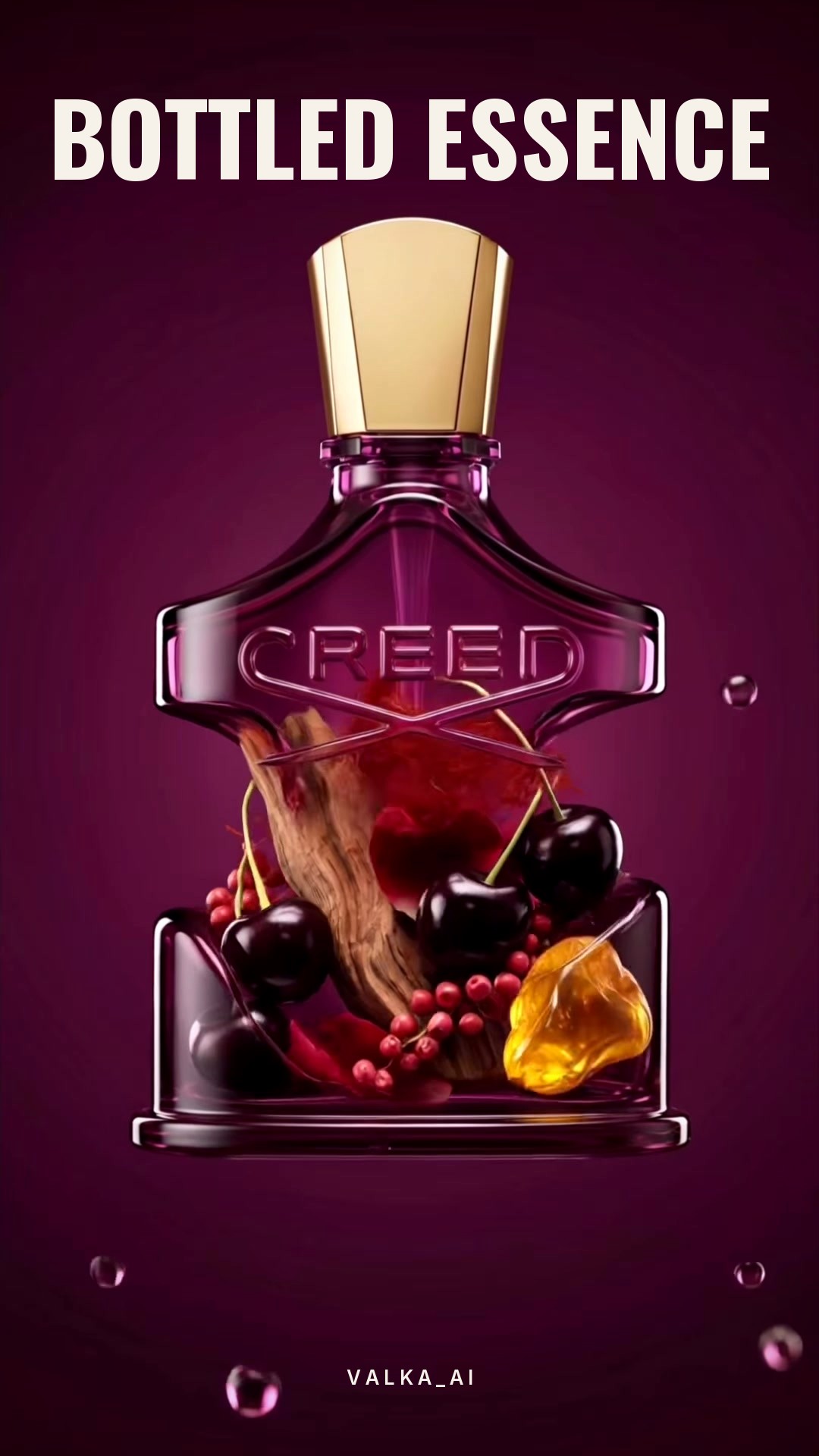 Anuncio de perfume con IA: bucle de ingredientes