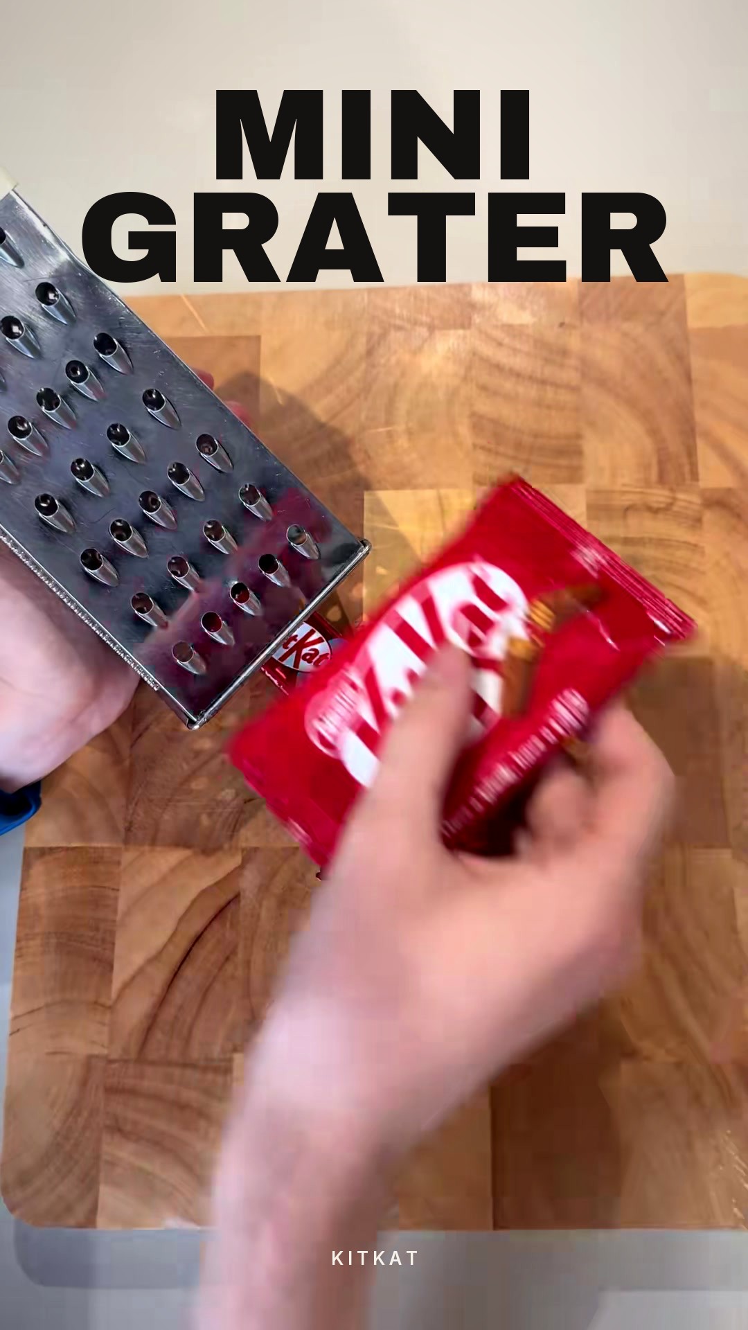 Anuncio KitKat en TikTok: Ilusión de Rallador y Stop-Motion