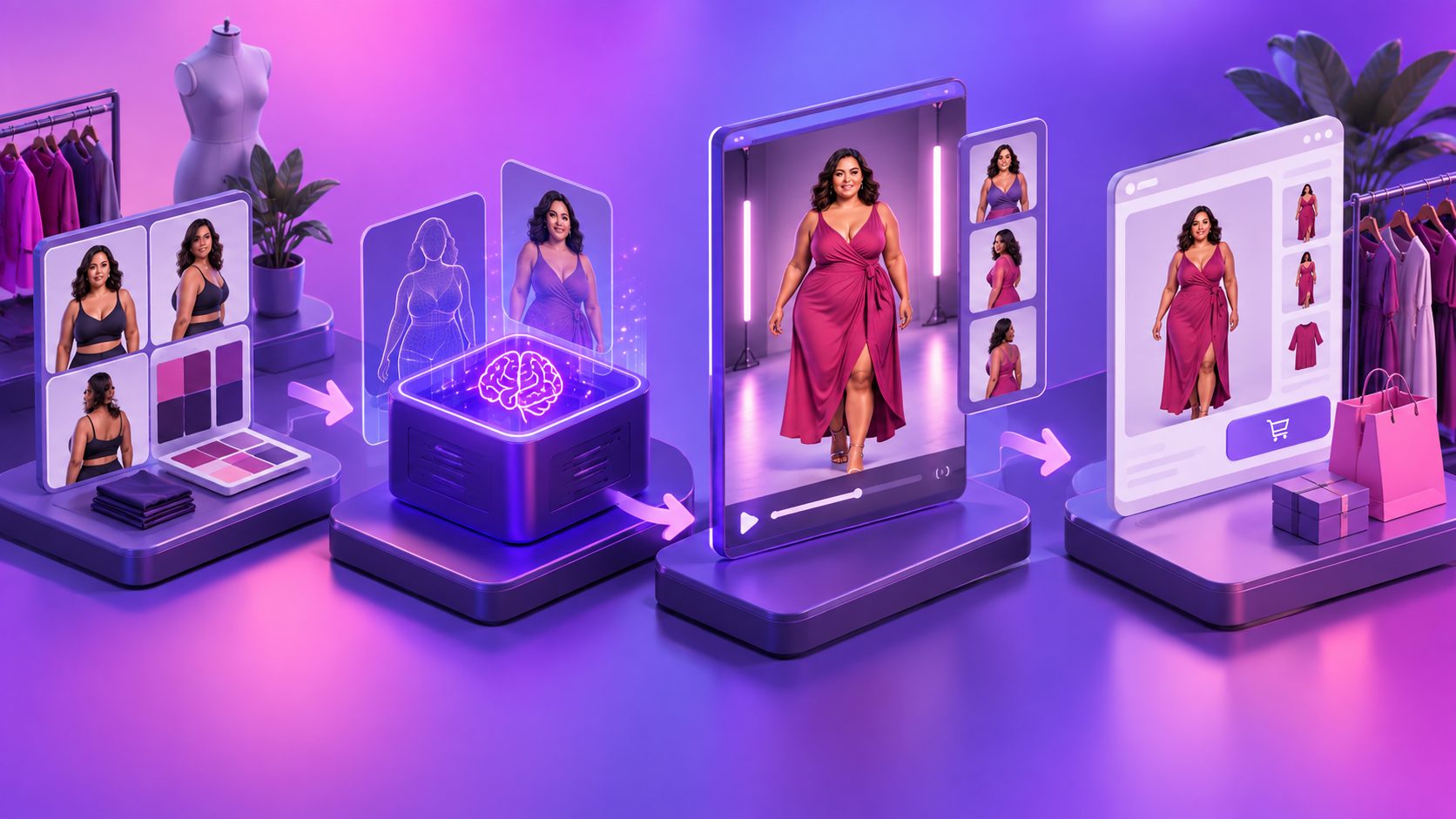 Générer vidéo mannequin grande taille IA : guide e-commerce