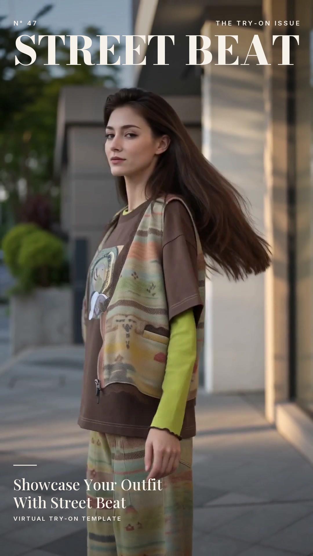 15s Probador virtual de moda urbana: plantilla de vídeo · 15 s · tpl_3d4ecb93-f3c