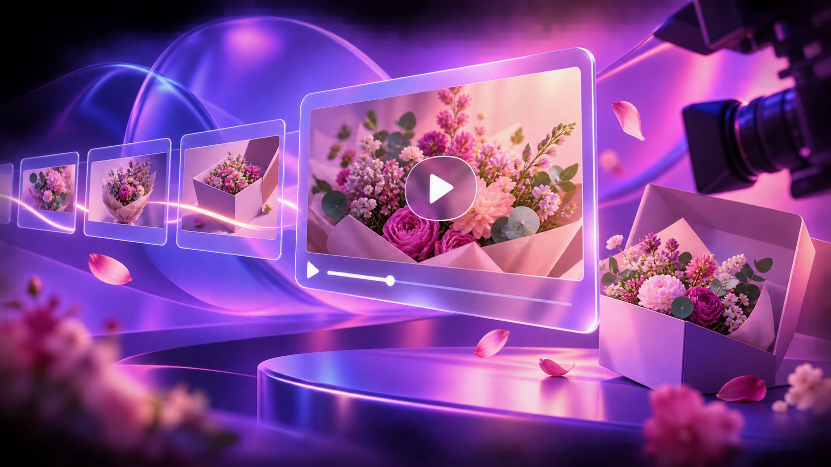 Script vidéo publicitaire pour service d'abonnement fleurs : modèles et méthode