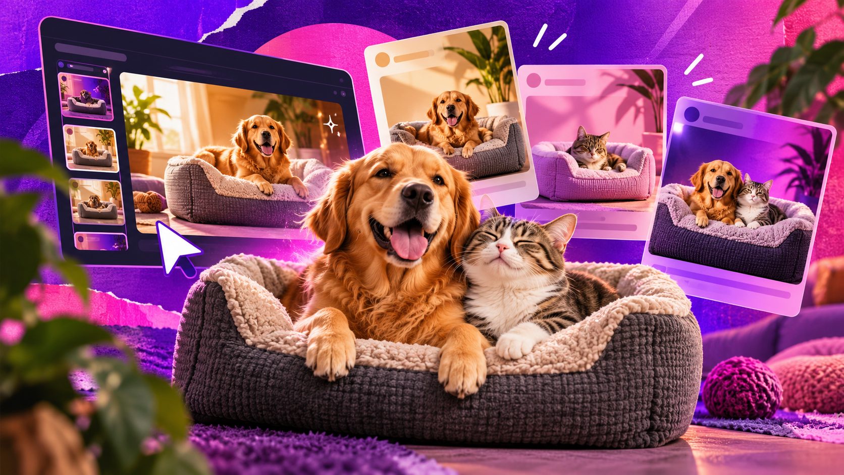 Ferramenta de IA para criar anúncios de colchão para pets: guia prático