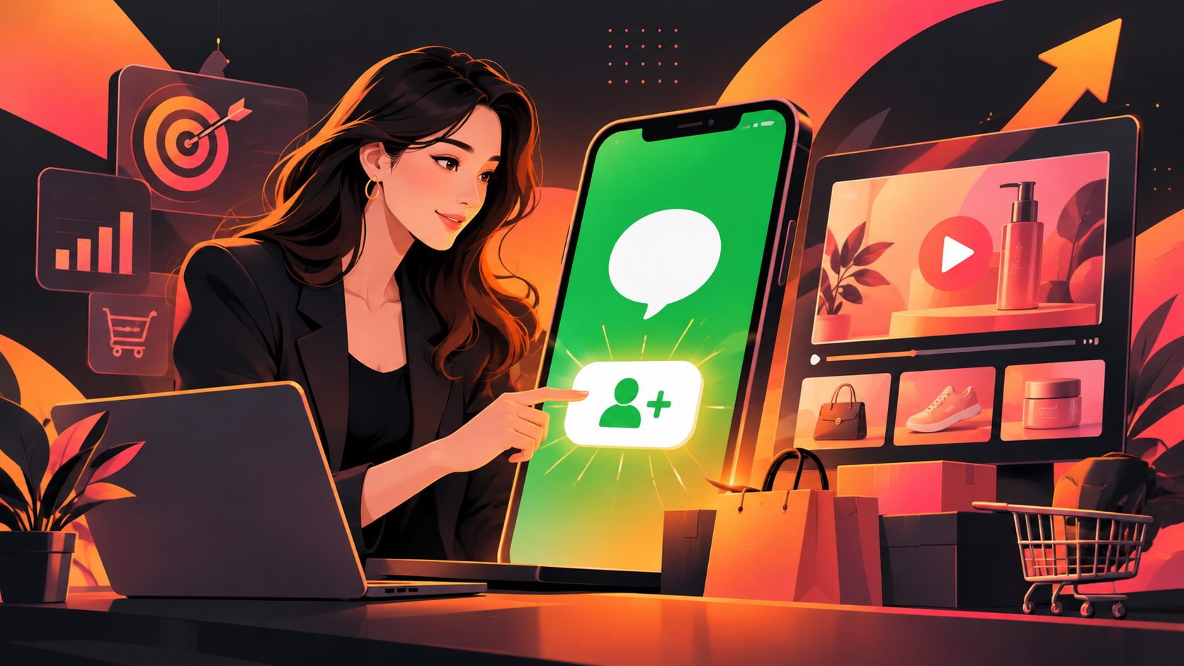 LINE 官方帳號 加好友 廣告 影片：台灣電商腳本與素材優化