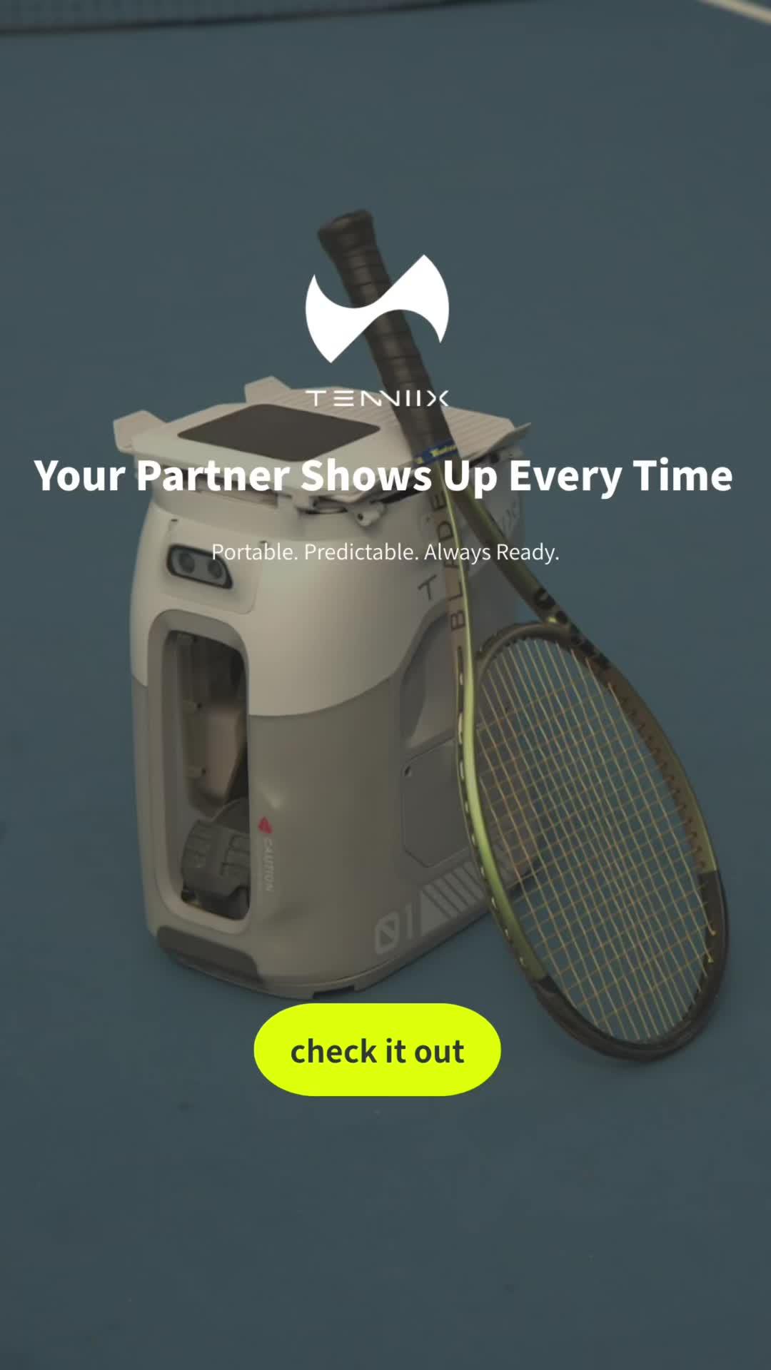 Your partner shows up every time #tenniix #tennis #tennistik