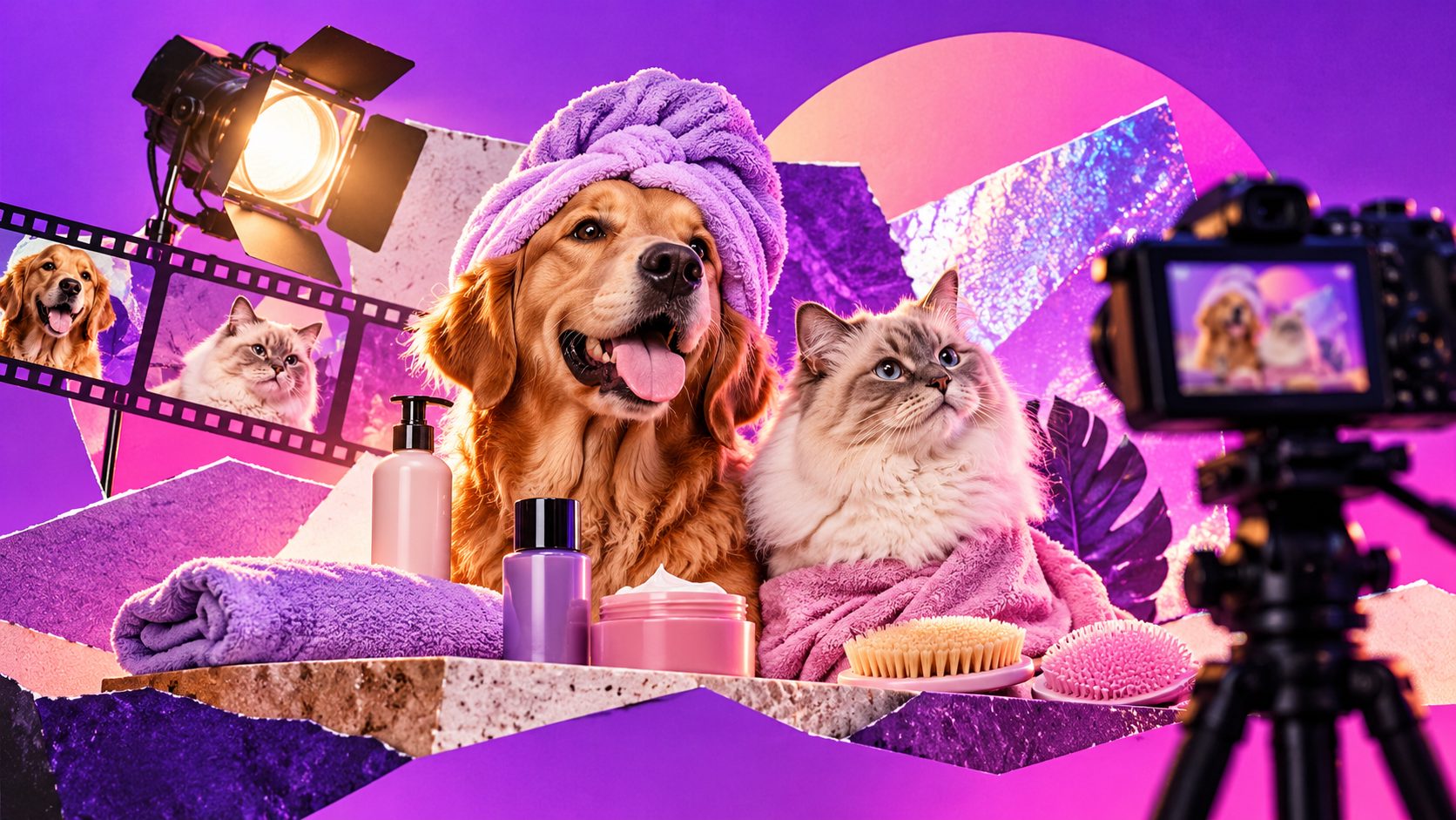 Hacer anuncios de video para marcas de cosmética para mascotas