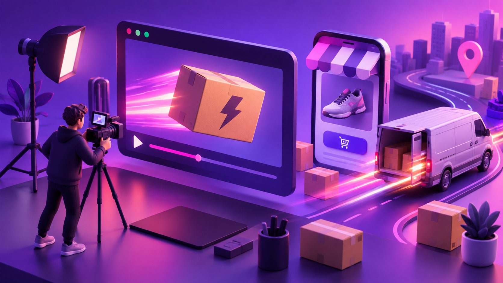 crear anuncios de video para envios urgentes del mismo dia: guía para ecommerce