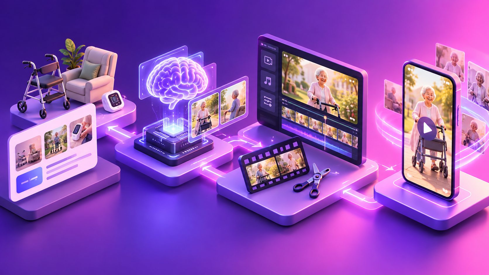 Elderly Products Video Ads Script: 15-Second Templates and AI Workflow