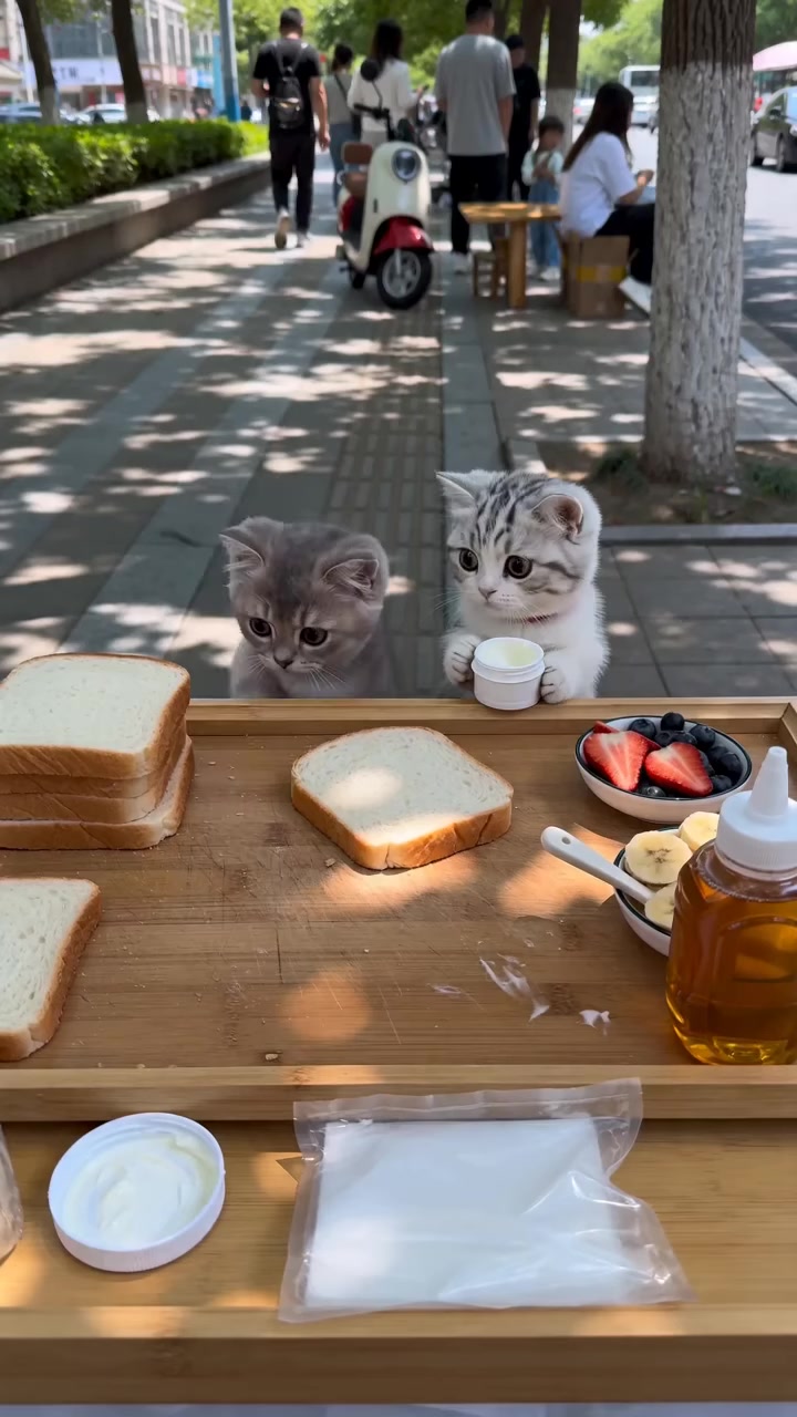 猫咪酸奶夹摊