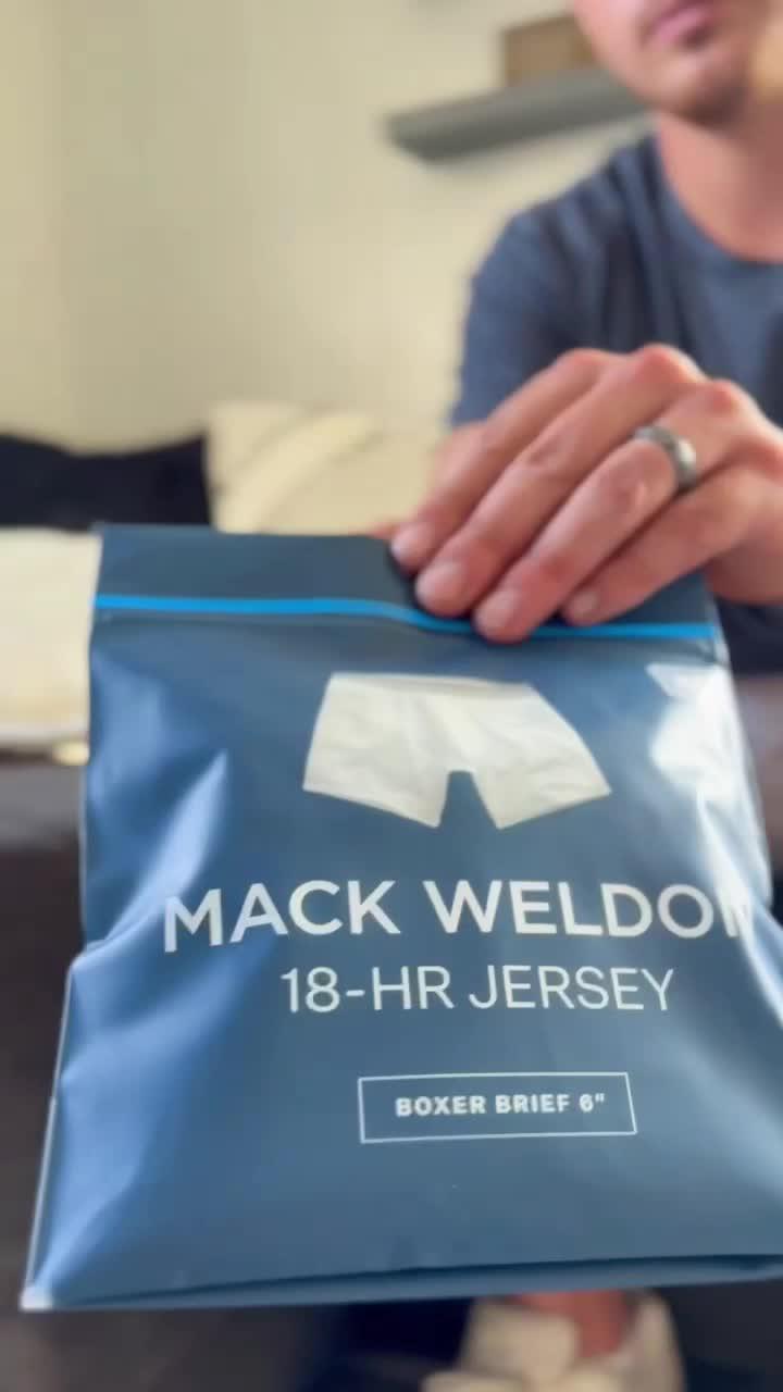 Feel the difference. Mack Weldon underwear = comfort, stretc