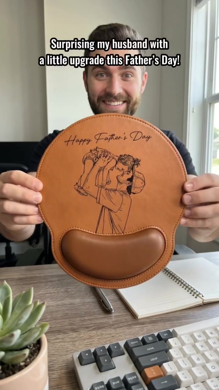 A personalized mouse pad that turns every click into a memor