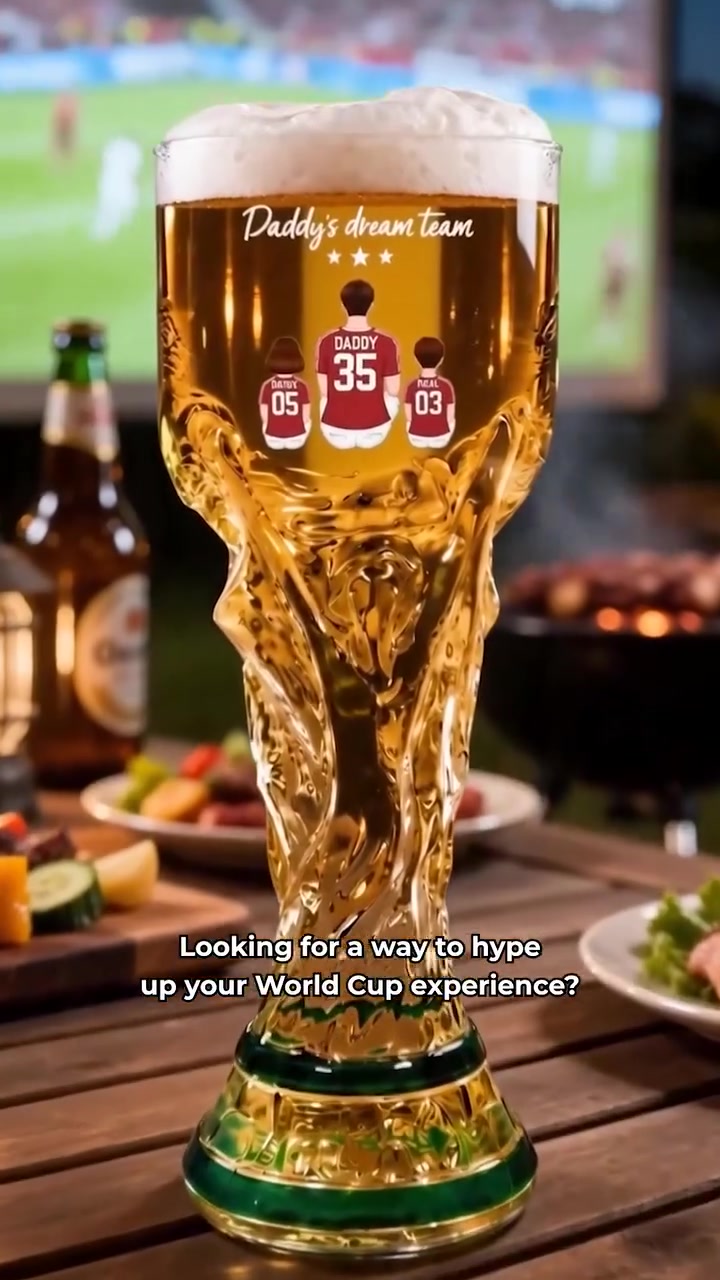 Daddy's dream team 🍺⚽🏆 🌟 Crown him the champion of the f