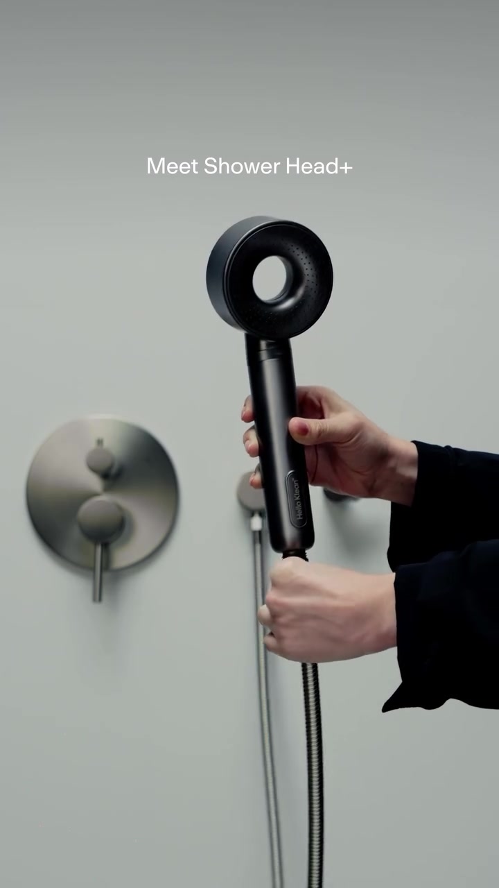 The only shower filter that tracks filter life for consisten