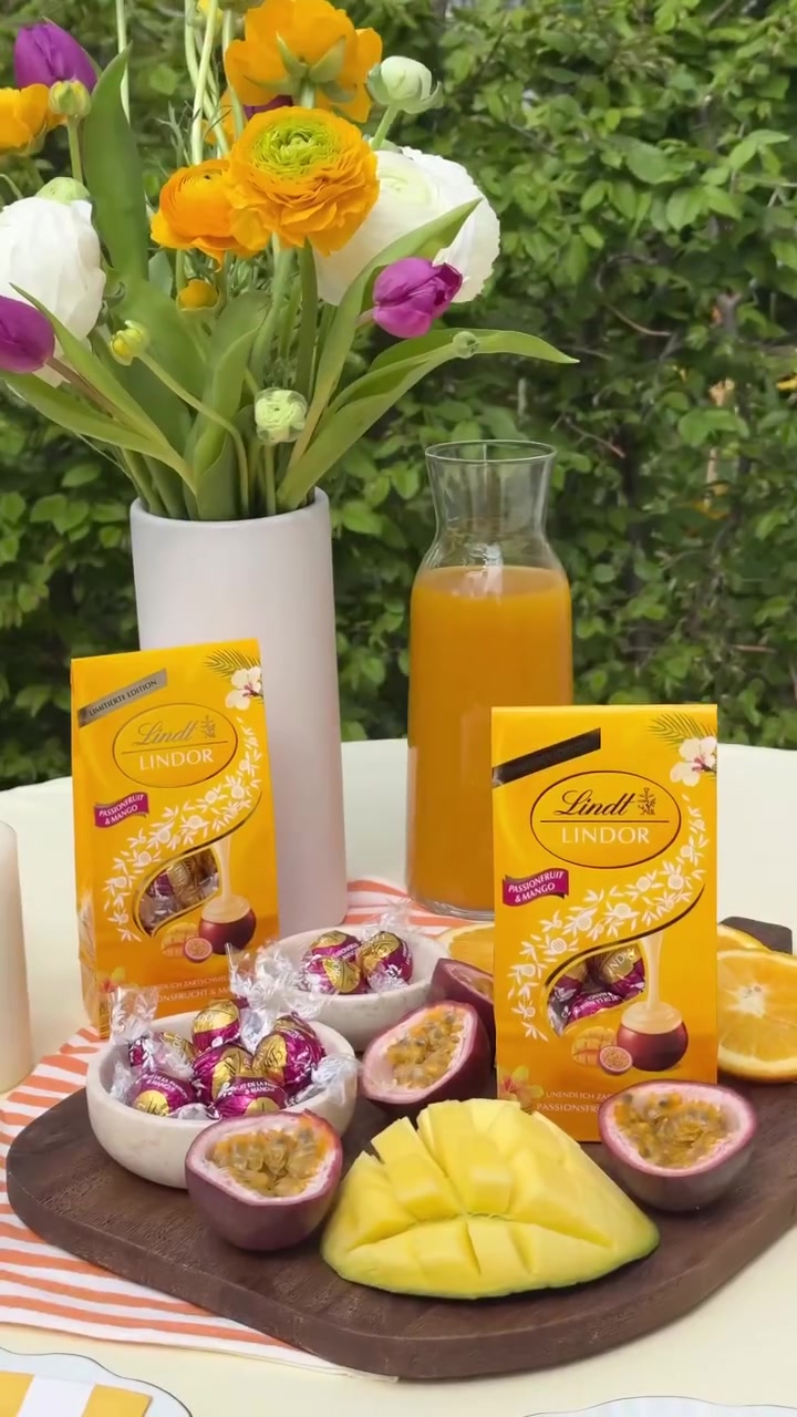 Unsere Sorte des Monats im Mai: LINDOR Passionfruit & Mango