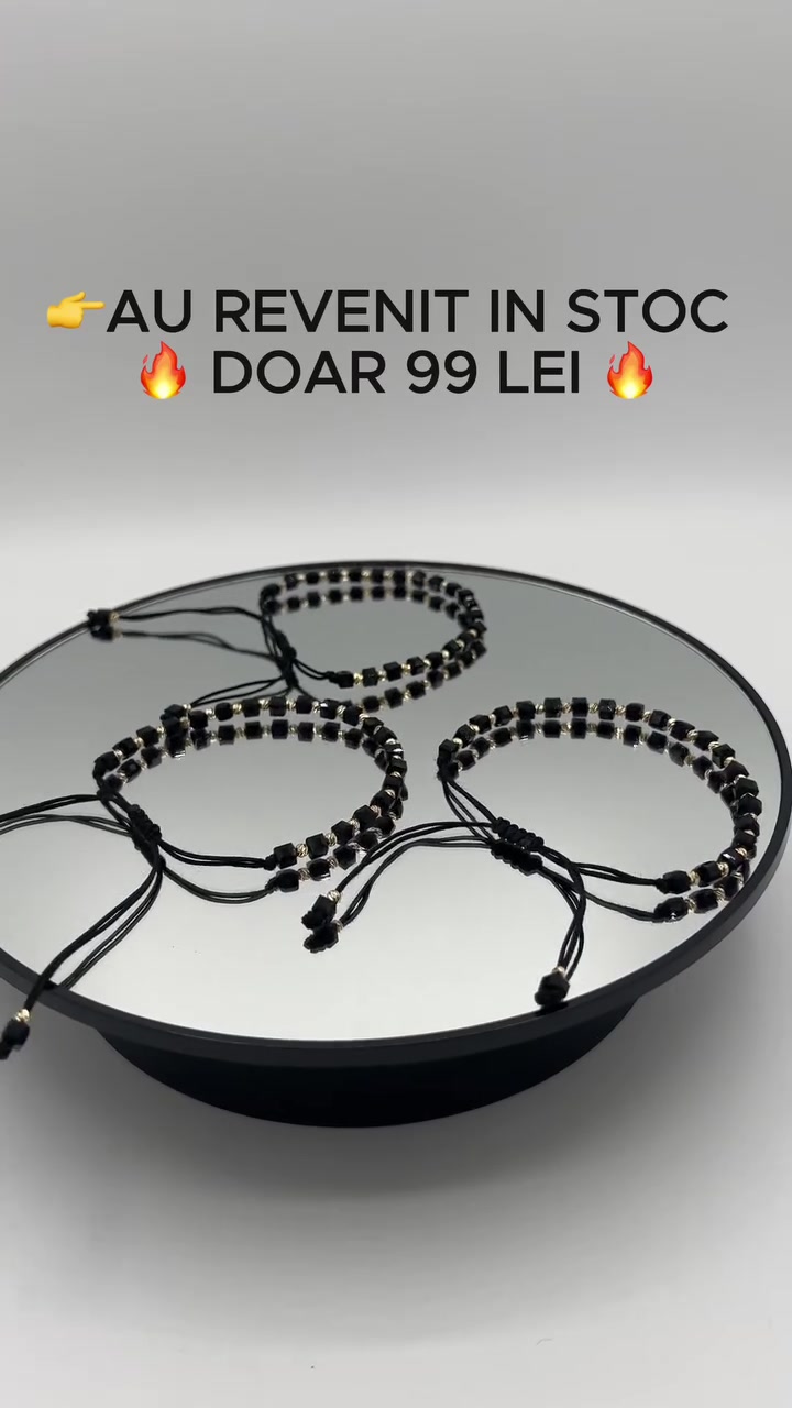 🔥 PLĂTEȘTI 1, PRIMEȘTI 3 (1+2 GRATIS)! Brățară cu șnur plac