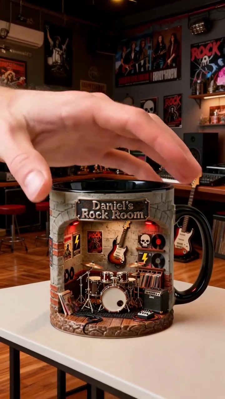 New Release! Personalized Born To Rock Coffee Mug🎸 Order here: https://www.finsift.com/jfkde-13363