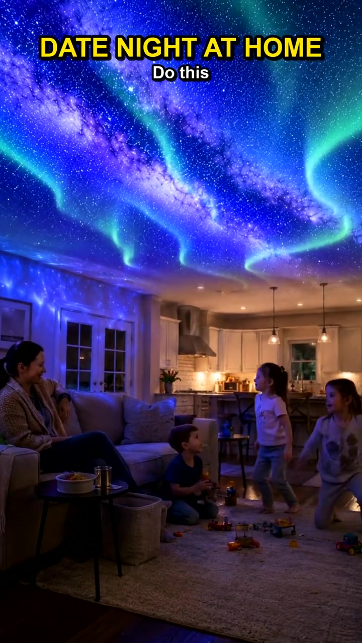 360° Galaxy Projection Relaxing Nebula Effects！
