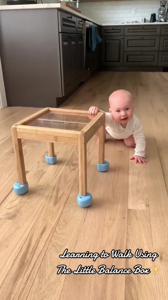 Little Balance Box helps babies stand & walk naturally. Get yours at Inspiraspark.com. Tag a friend!